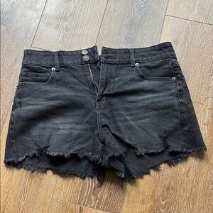 NWOT AEO Black Denim Shorts